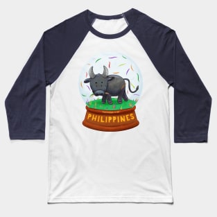 Tamaraw “Grass” (Snow) Globe Baseball T-Shirt